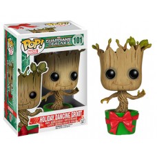 Damaged Box Funko Pop! Marvel 101 GOTG Guardians of the Galaxy Holiday Dancing Groot Pop Vinyl Action Figure Bobble Head FU6196